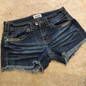Mudd cutoff shorts